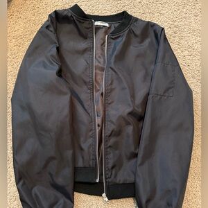 Women’s Black Bomber Jacket